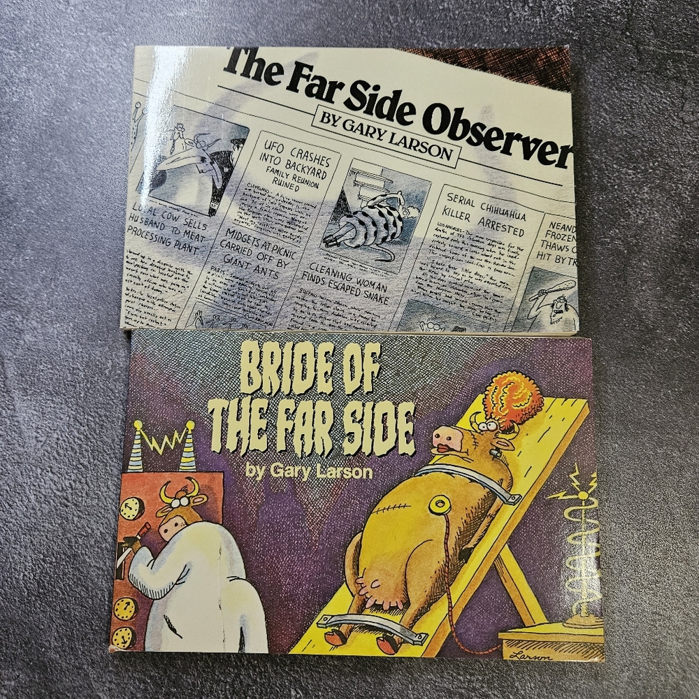 Far Side Book‎ Lot Of 2 / 1980's